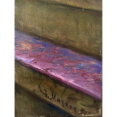 Up the stairs to the garden of the heart. 2019, oil on canvas, 70x50 cm