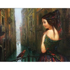 Colomba veneziana. 2021, olio su tela, 70x90 cm
