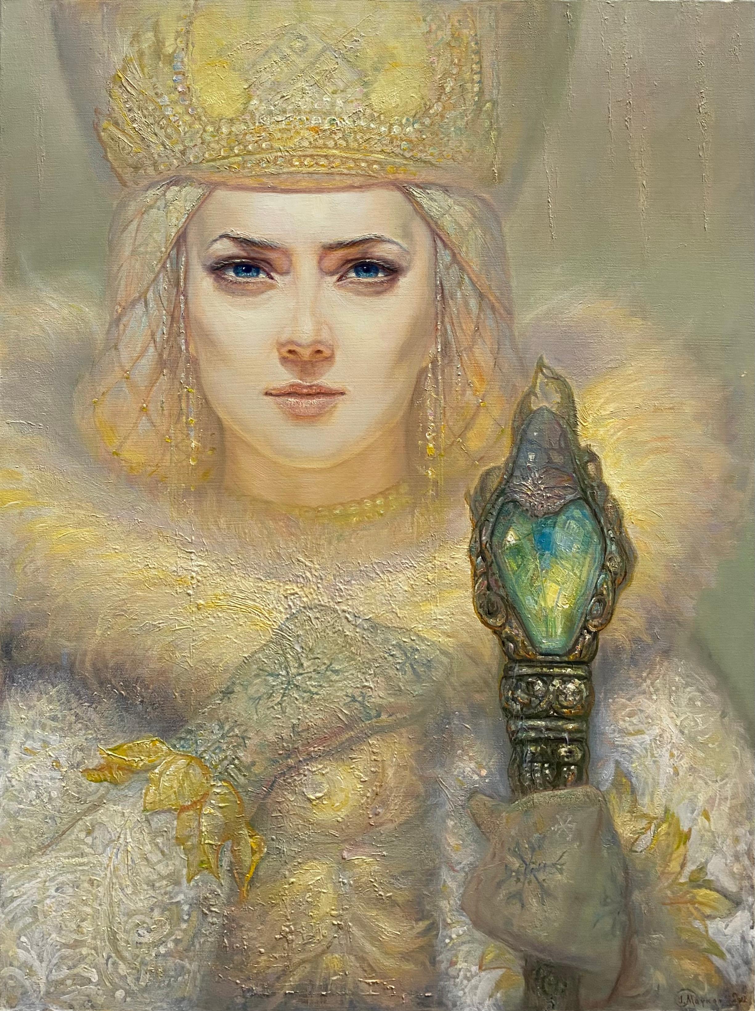 Igor Maikov Figurative Painting – Whiting Winter. 2010. Leinwand, Öl, 60x80 cm