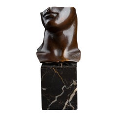 Igor Mitoraj : "Portrait d'Homme" for Paco Rabanne, Bronze sculpture 1984