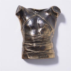  Petite Cuirasse Bronze Torso Sculpture