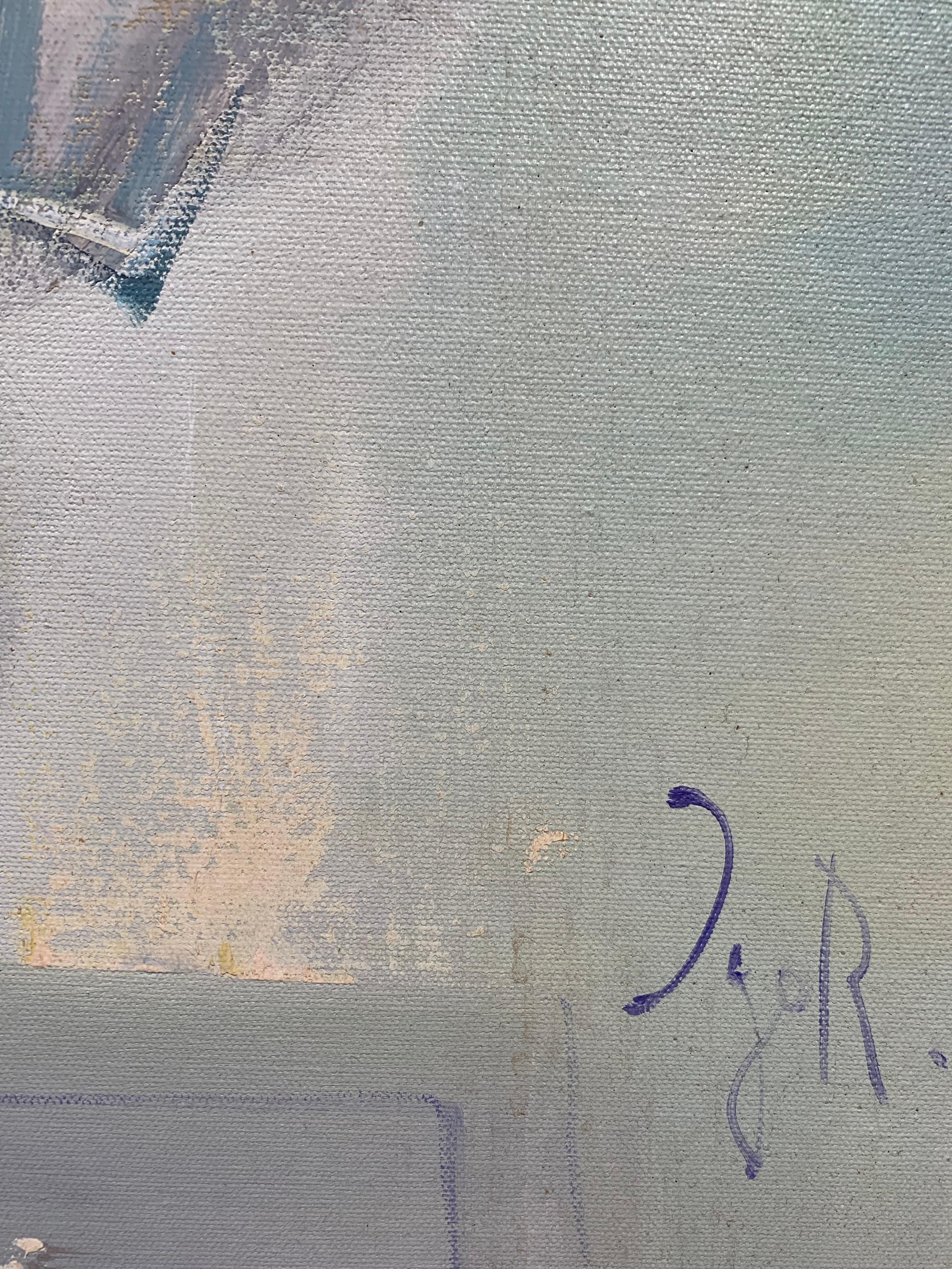 Bellissima natura morta dell'artista americano Igor Pantuhoff (1911-1972). L'olio su tela misura 24 x 30 pollici; 32 x 38 pollici incorniciato. Firmato in basso a destra. Condizioni eccellenti. Nessun danno o conservazione. La fodera di lino della