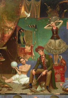 „Joker“, Igor Samsonov, Original, Öl auf Leinwand, Surrealismus, Figurativ, 60,5x39