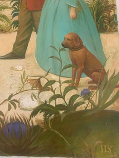 "The Inventor", Igor Samsonov, Surrealism, Figurative, Original Oil, 47x54 in.