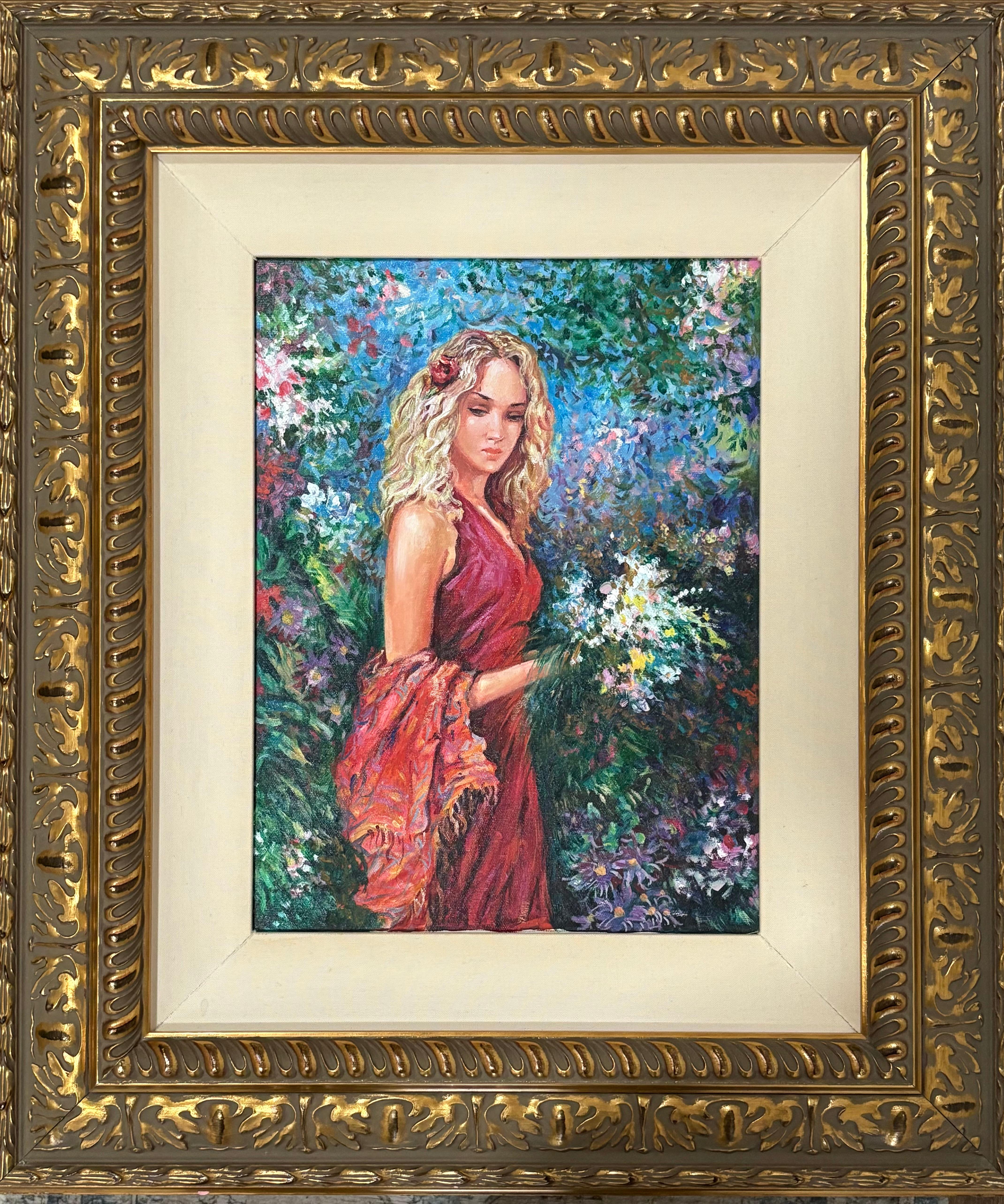 Ölgemälde auf Leinwand. In gutem Zustand Maße 28x24