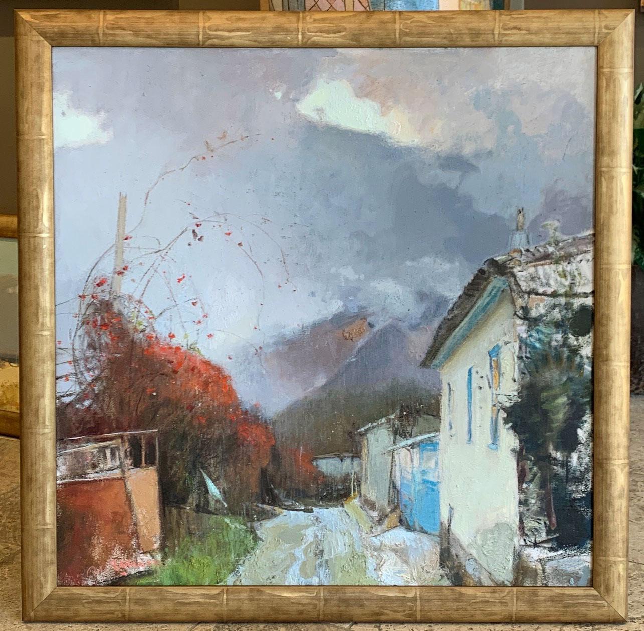 Igor Shiplin Landscape Painting - Rain in December