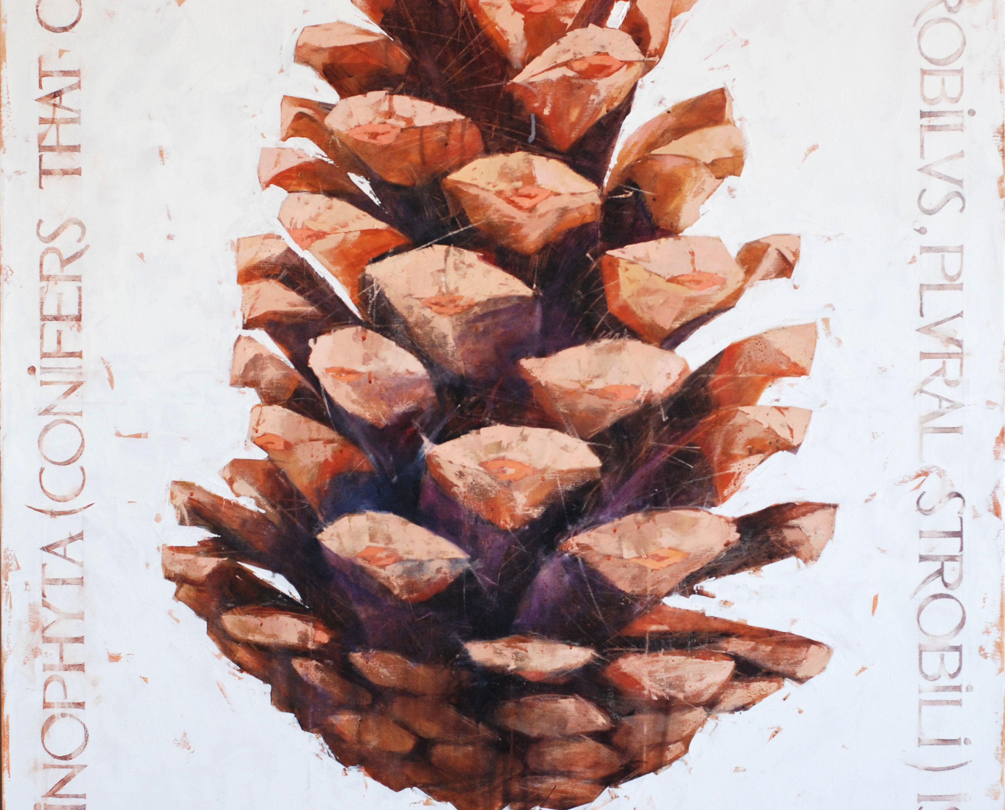 A cone., Painting, Oil on Canvas For Sale 2