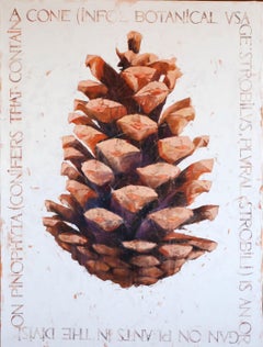 A cone., Painting, Oil on Canvas