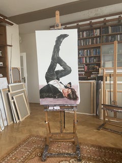 An important conversation, Painting, Oil on Canvas