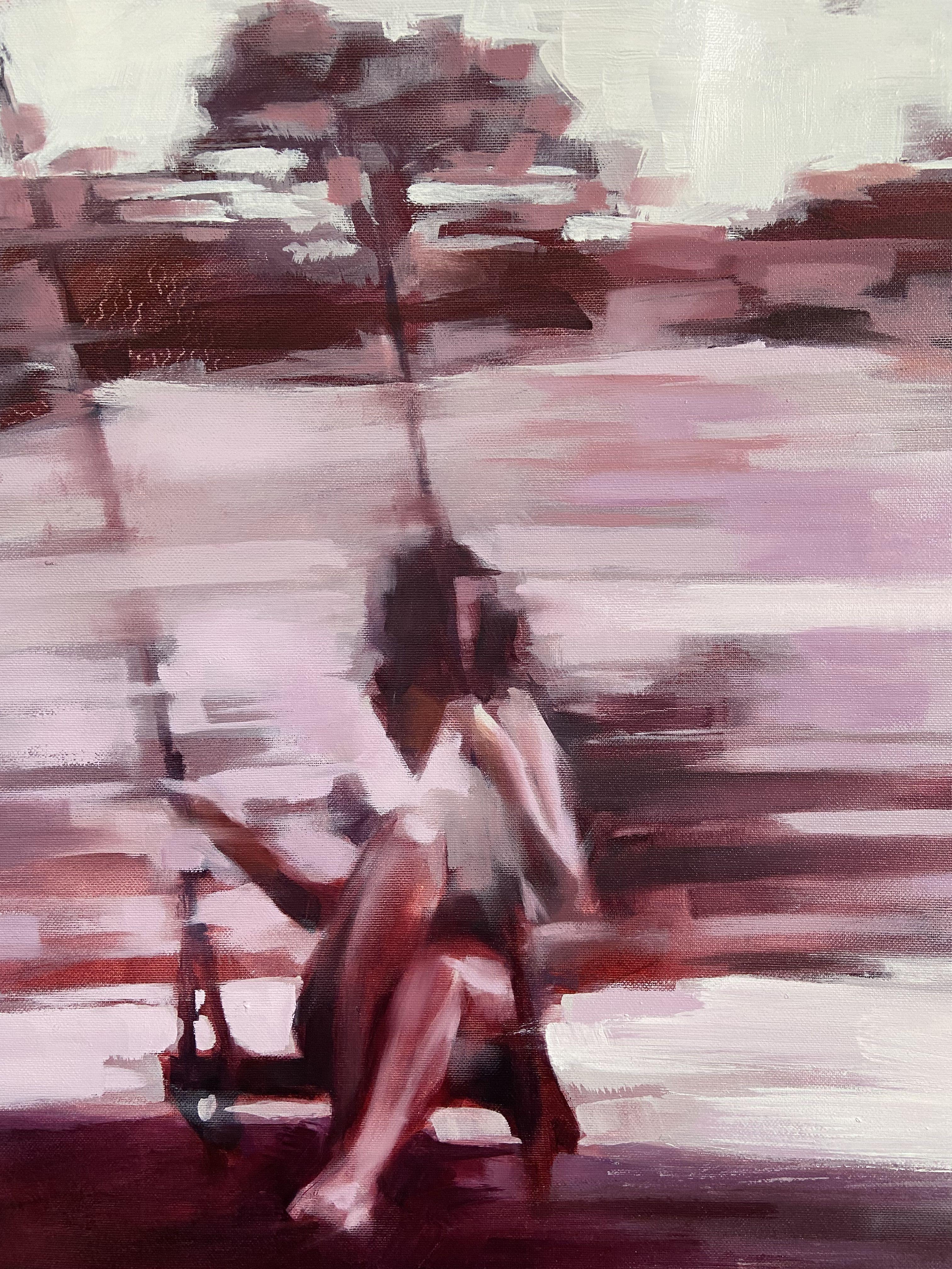 April swing., Painting, Oil on Canvas For Sale 2