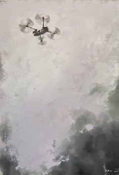 Azrael., Painting, Oil on Canvas