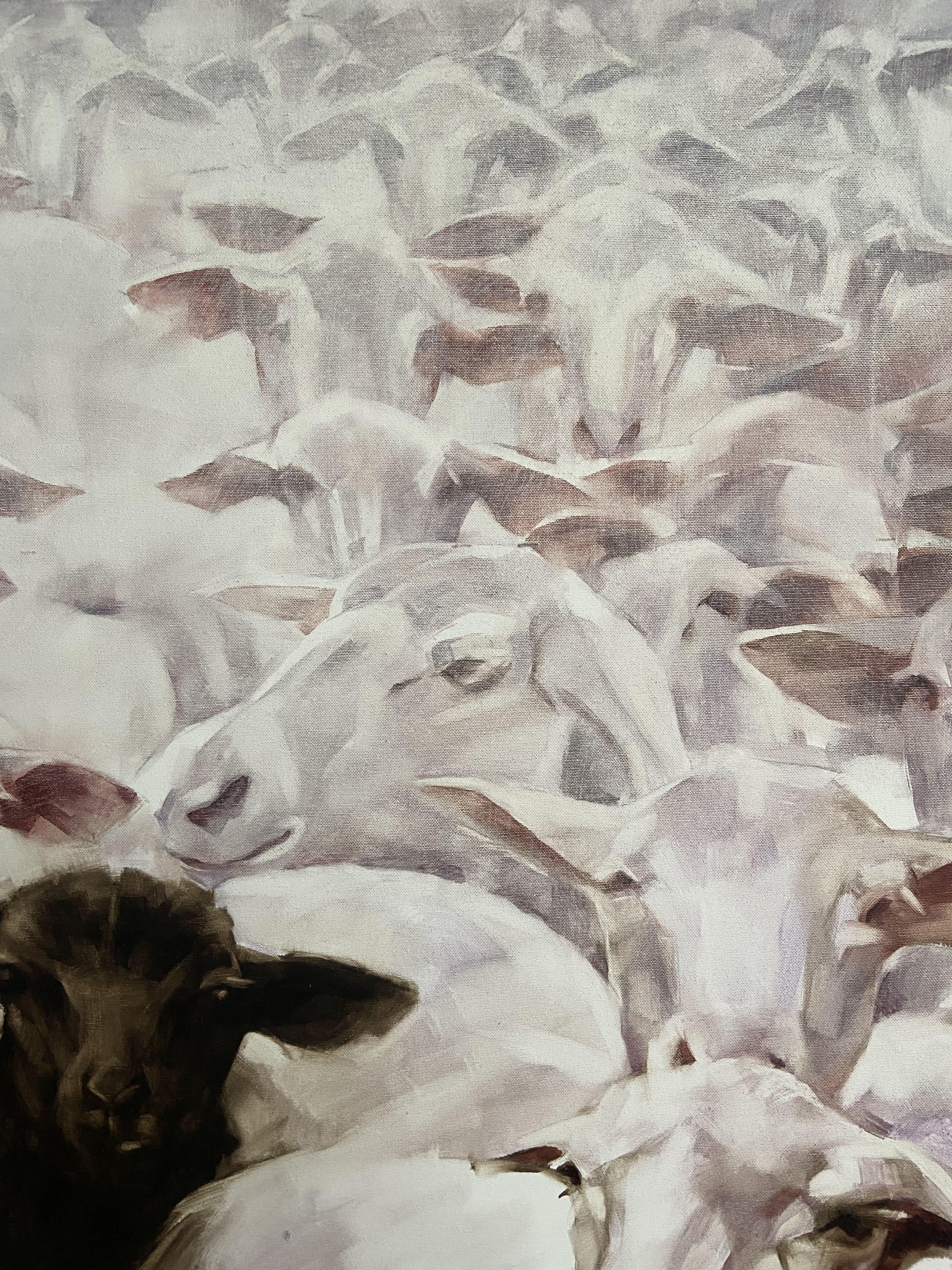 Black sheep., Painting, Oil on Canvas 2