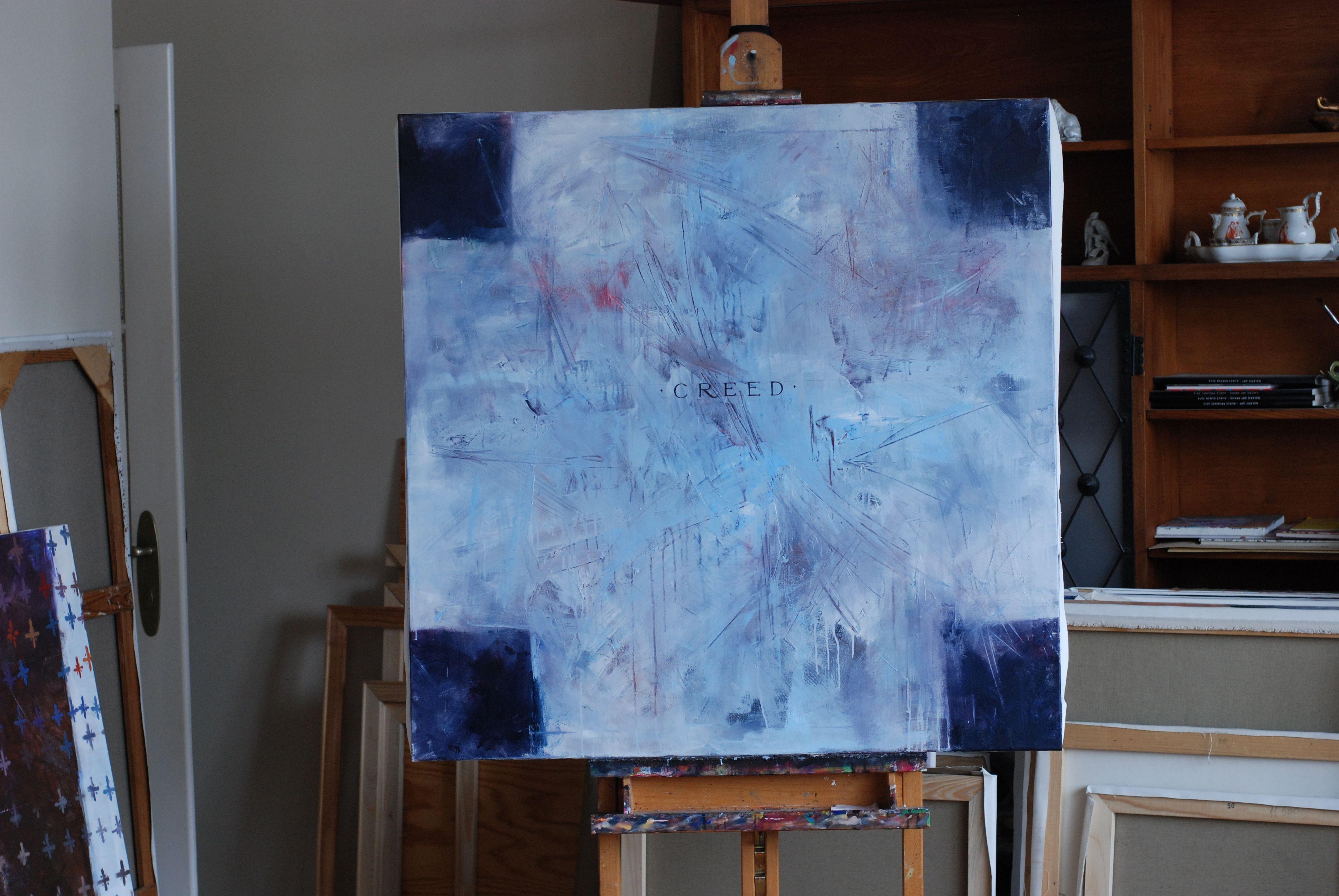Creed., Pittura, Olio su tela - Painting di Igor Shulman