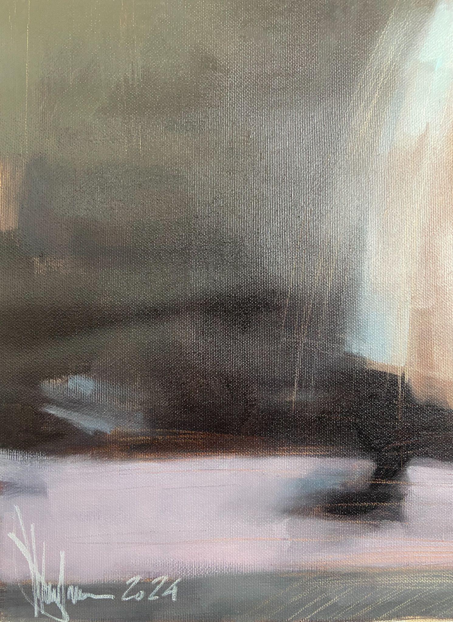 Etude #221. Color reflex., Painting, Oil on Canvas For Sale 2