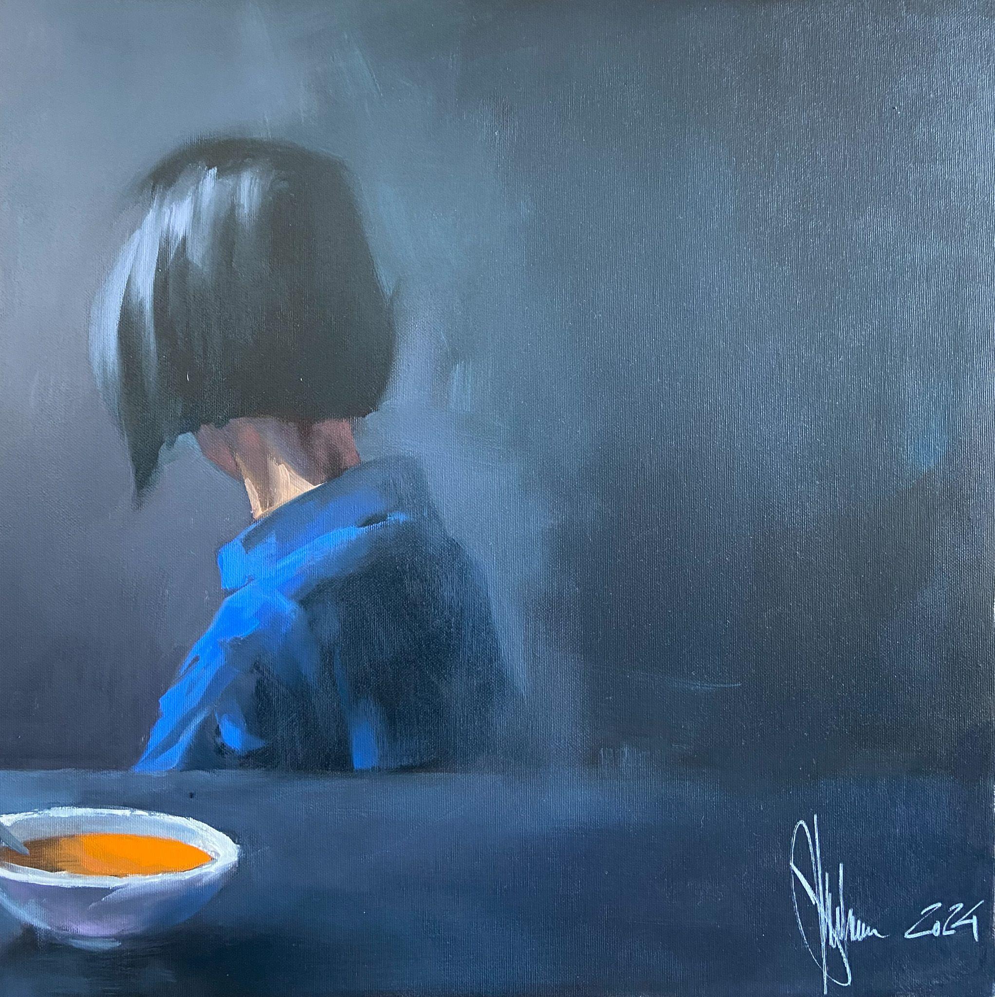 Etude #256. Pumpkin soup., Painting, Oil on Canvas For Sale 3