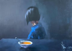 Etude #256. Pumpkin soup., Painting, Oil on Canvas
