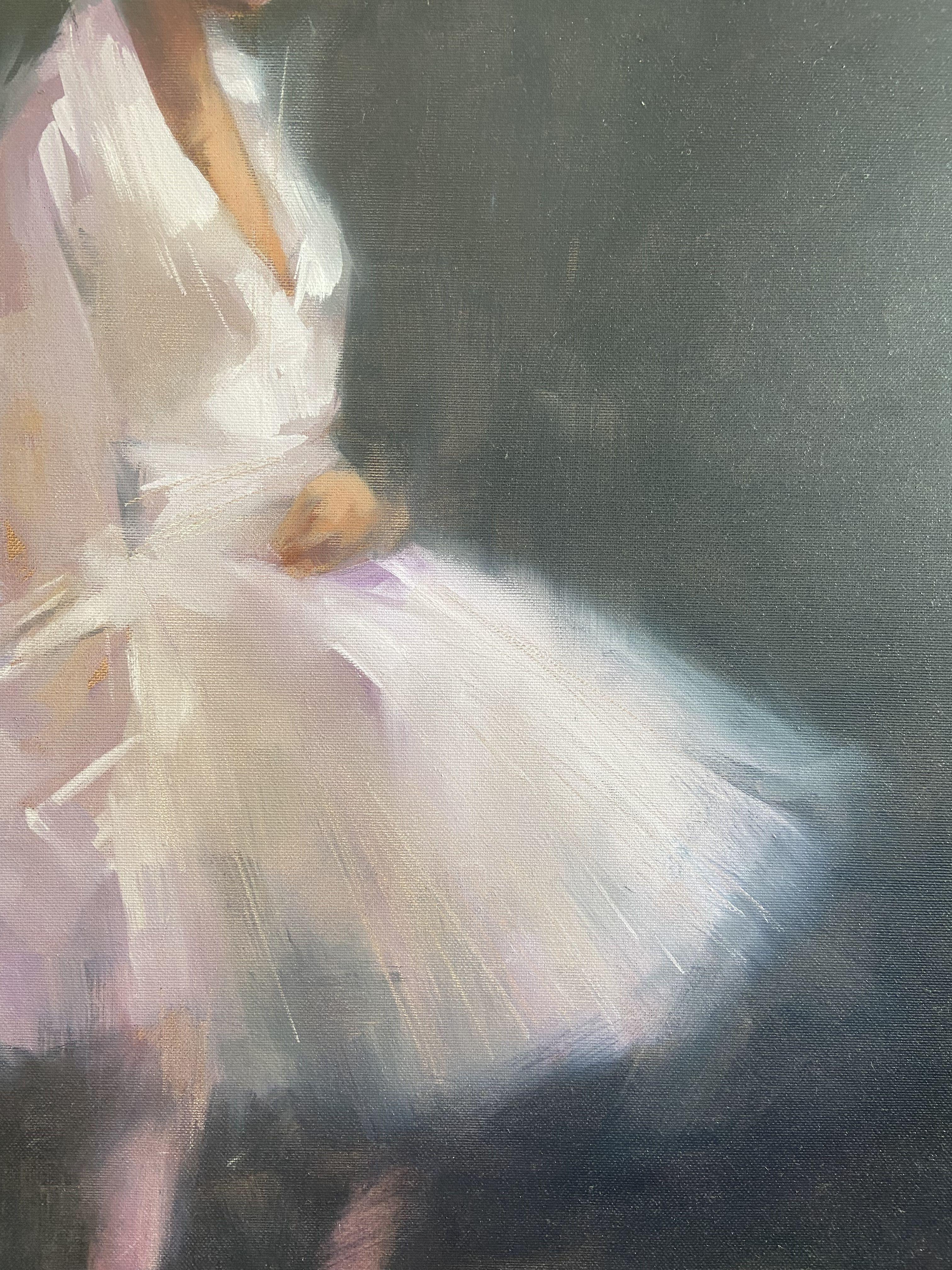 Etude #291. Ragazza di Marli, Pittura, Olio su tela in vendita 2