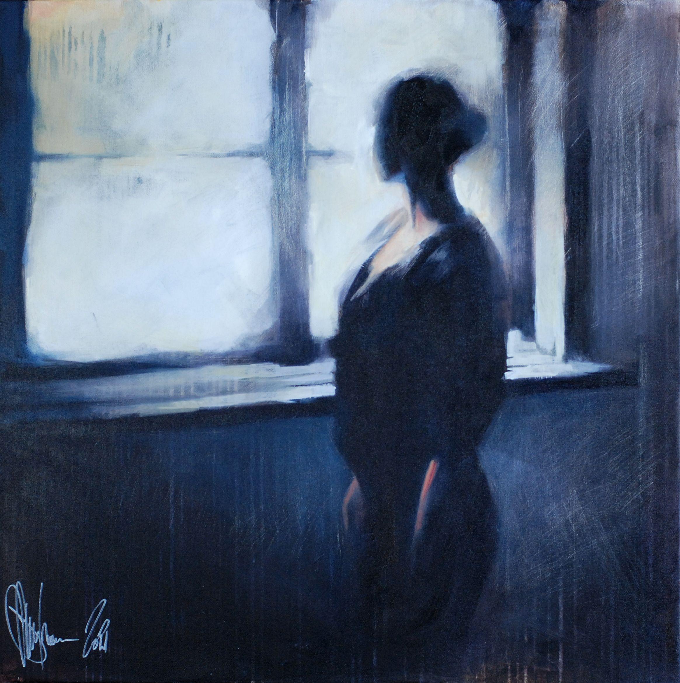 Figurative Painting di Igor Shulman - Aspettative. Allegoria., Pittura, Olio su tela