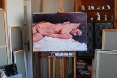 Frank, Gemälde, Öl auf Leinwand