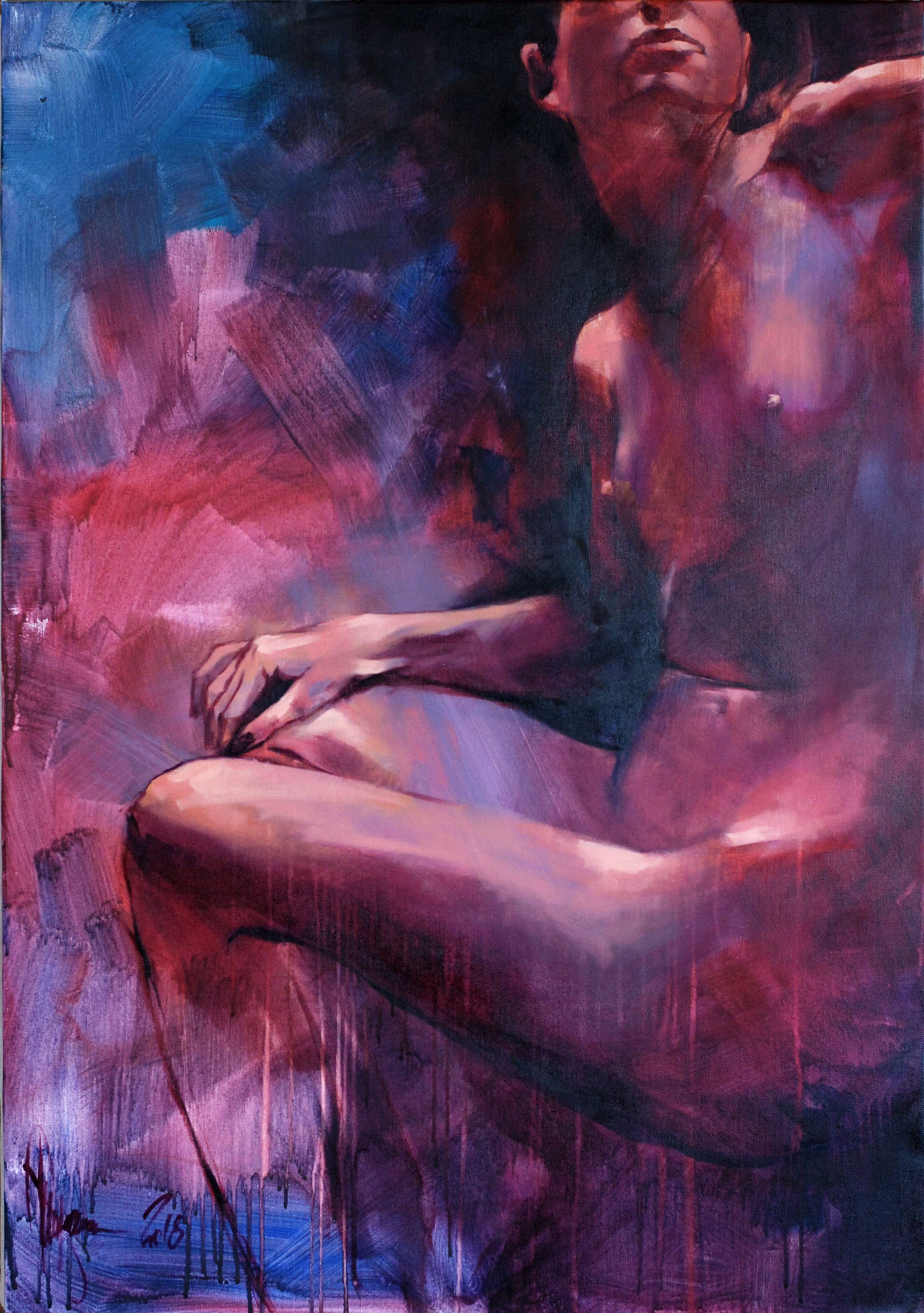In the twilight., Gemälde, Öl auf Leinwand – Painting von Igor Shulman