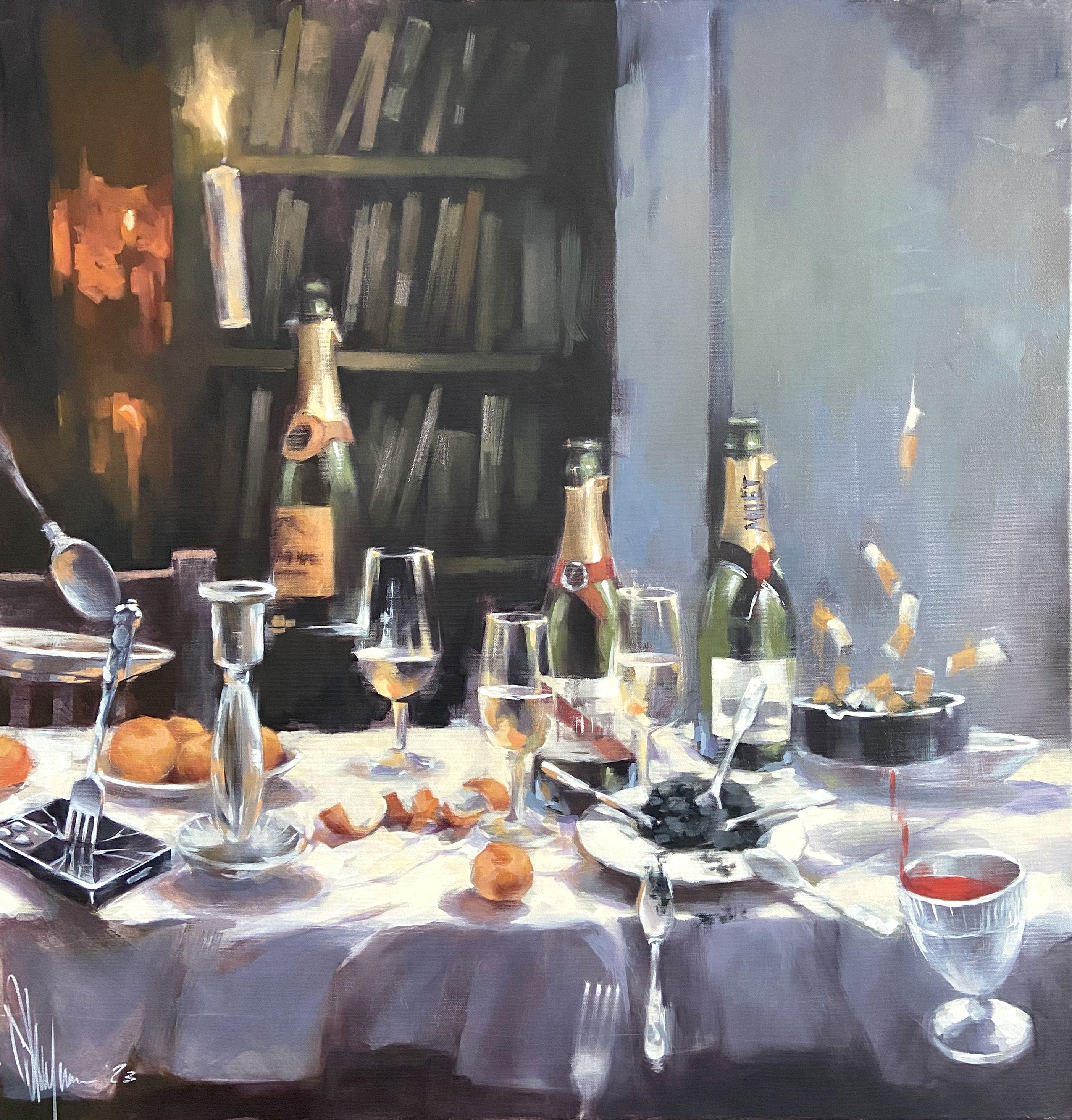 ItâEs a Strange Condition, Gemälde, Öl auf Leinwand – Painting von Igor Shulman