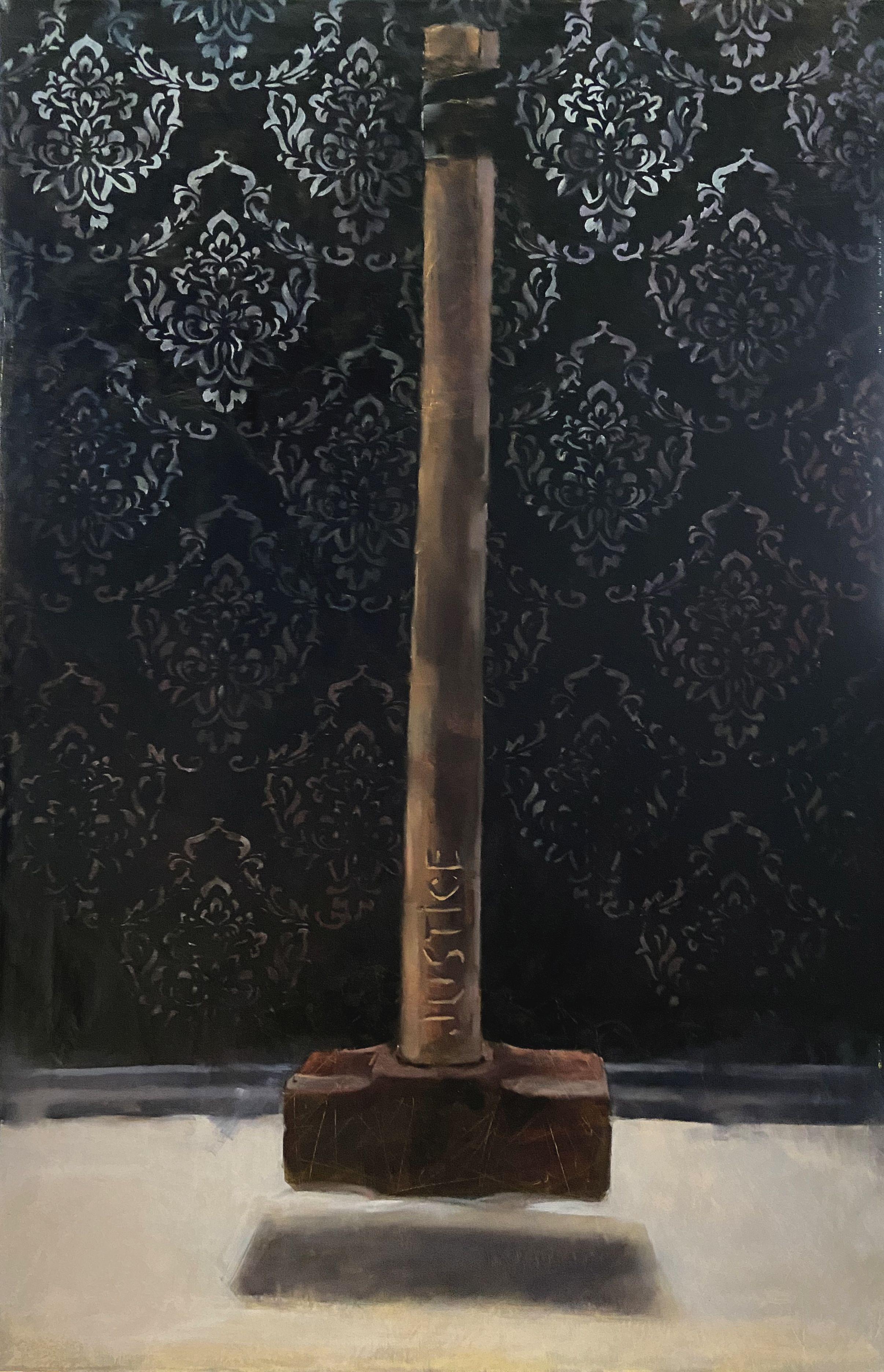 Justicia, Pintura, Óleo sobre lienzo - Painting de Igor Shulman