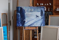 La nuit du jeudi au vendredi, peinture, huile sur toile