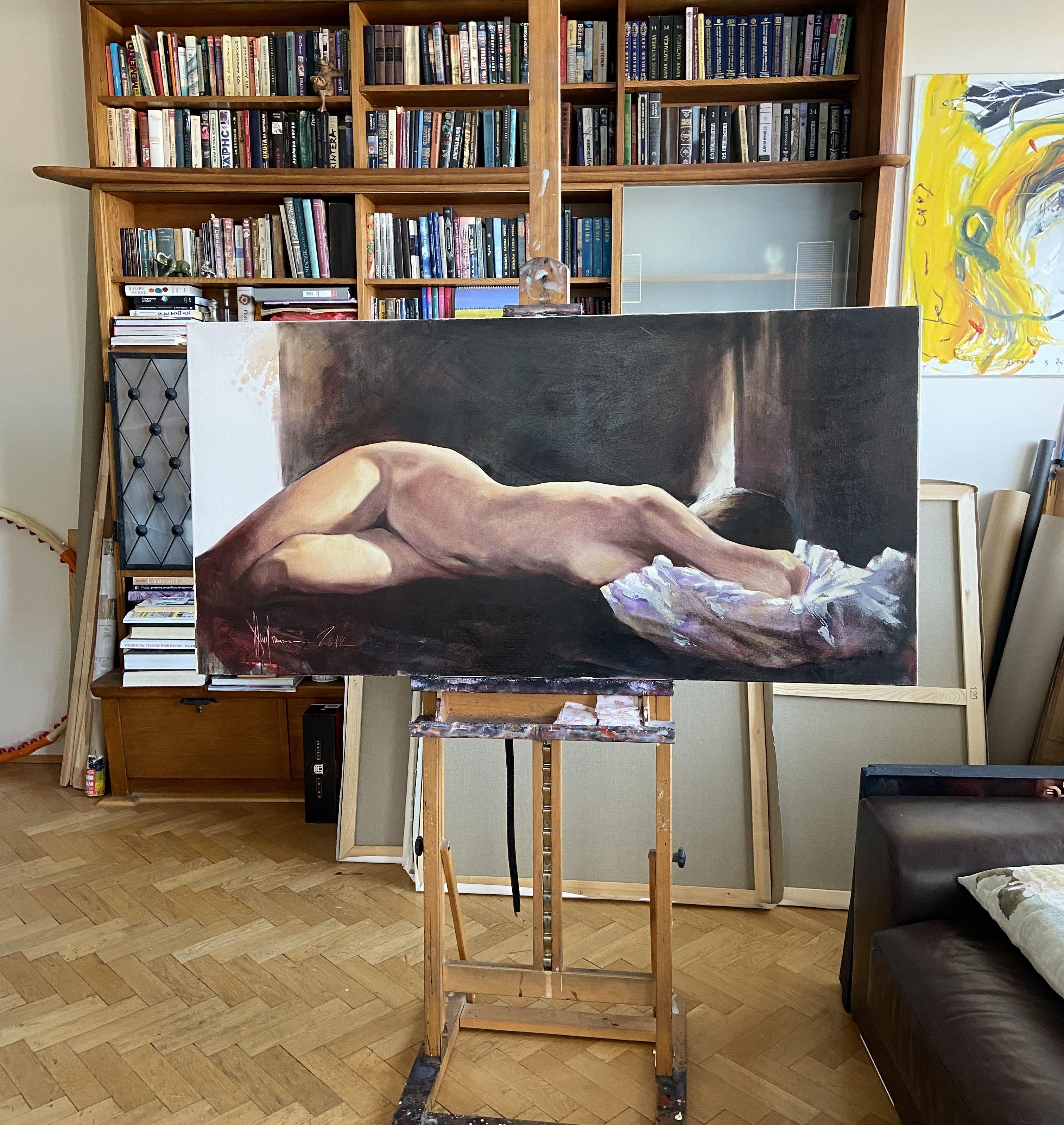 Desnudo nº 118., Pintura, Óleo sobre lienzo - Painting Contemporáneo de Igor Shulman