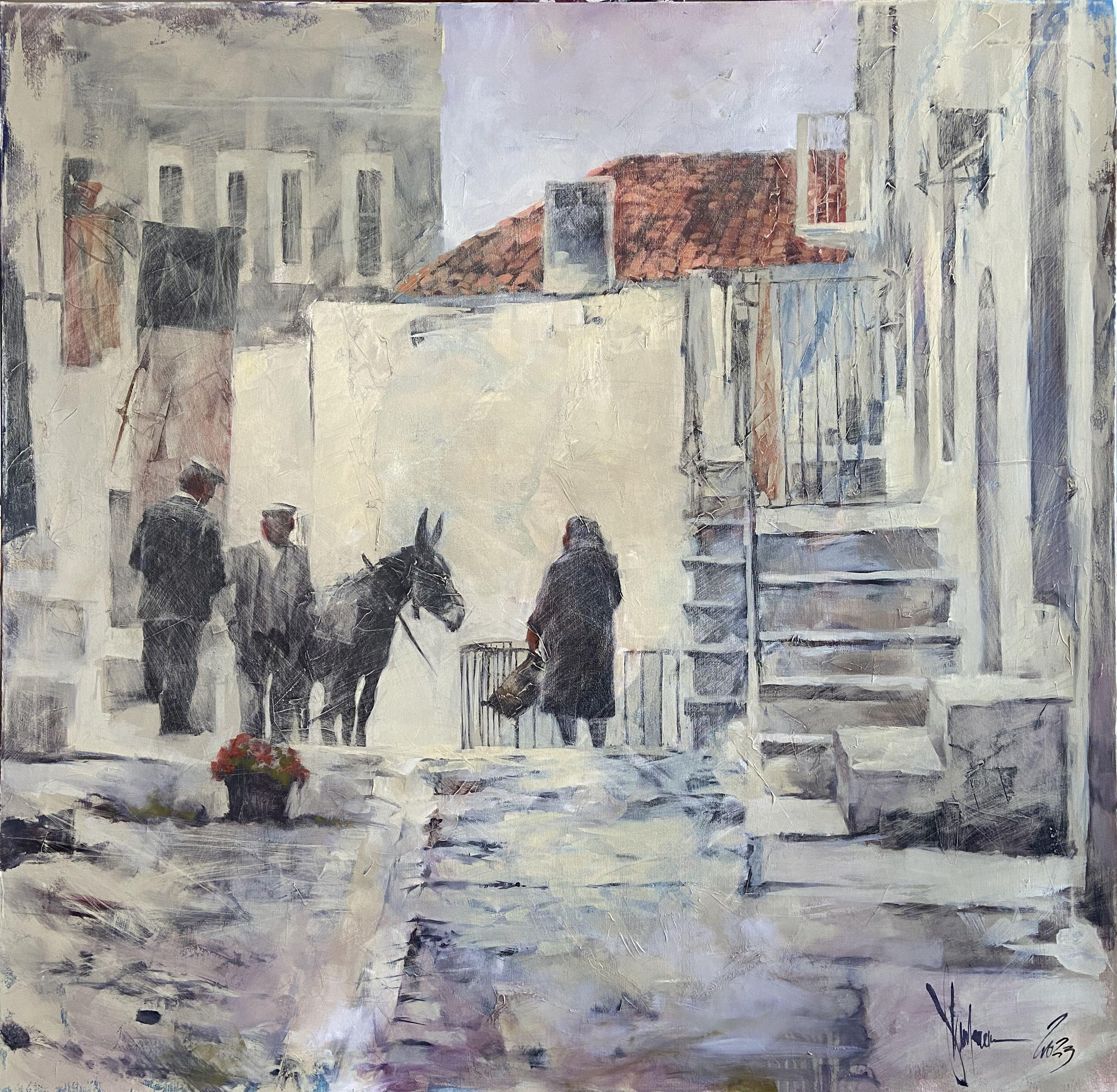 ?orsi?a. Winter. Remasterización, Pintura, Óleo sobre lienzo - Painting de Igor Shulman