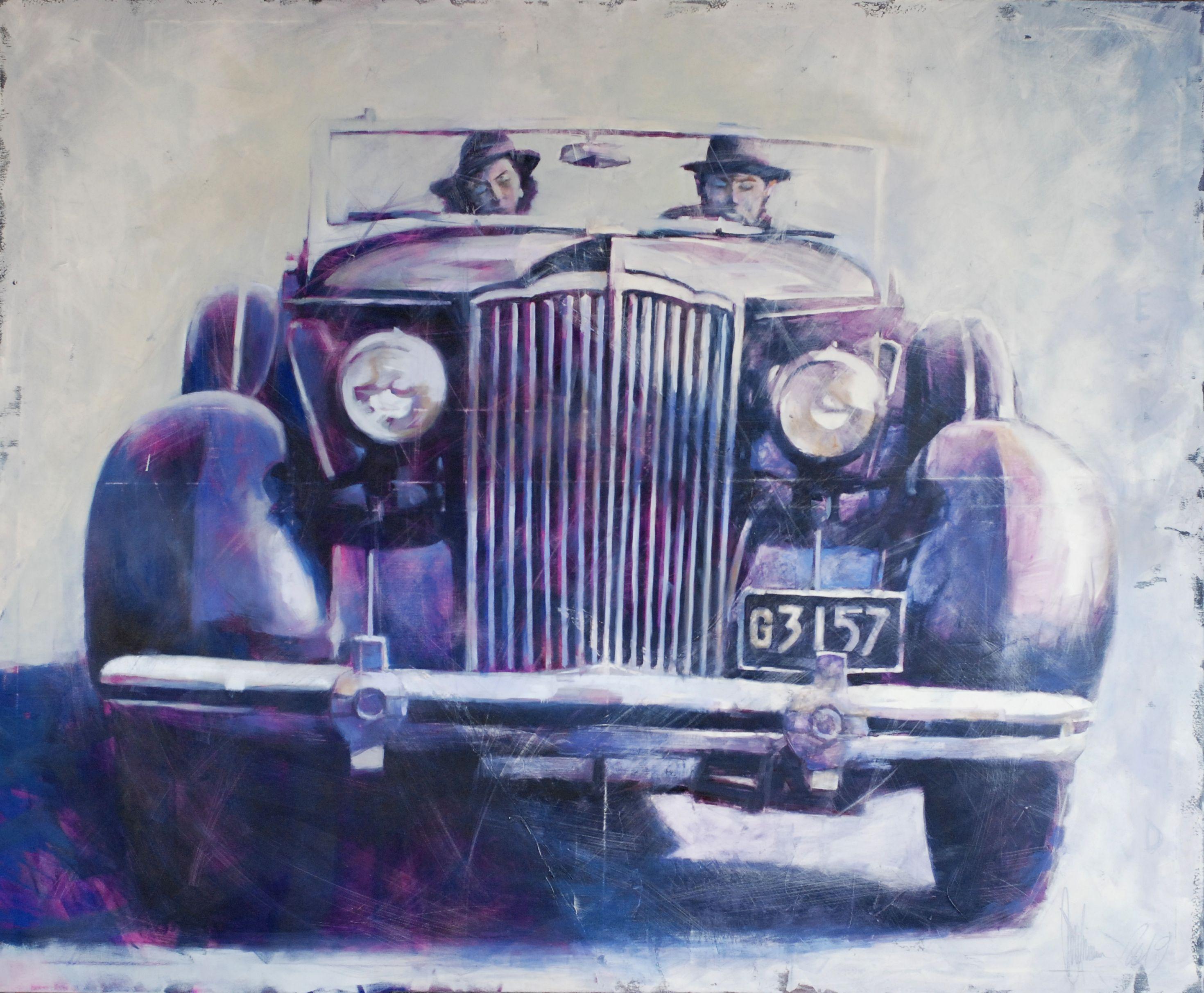Genitori, Pittura, Olio su tela - Painting di Igor Shulman
