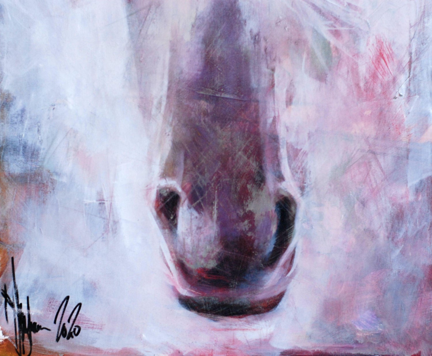 Igor Shulman Portrait Of Old Horse Painting Oil On Canvas For