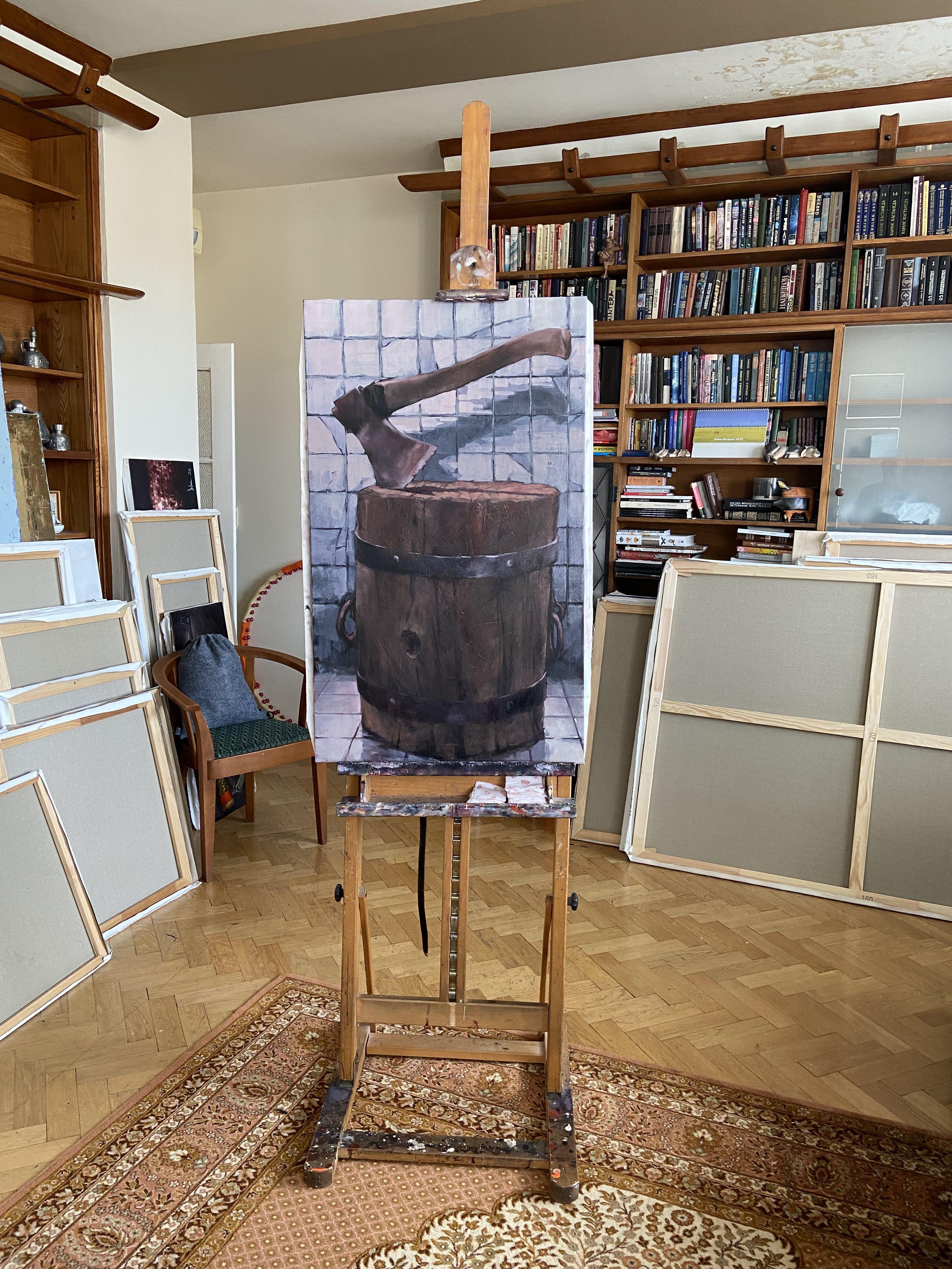 Retribution, Gemälde, Öl auf Leinwand (Zeitgenössisch), Painting, von Igor Shulman