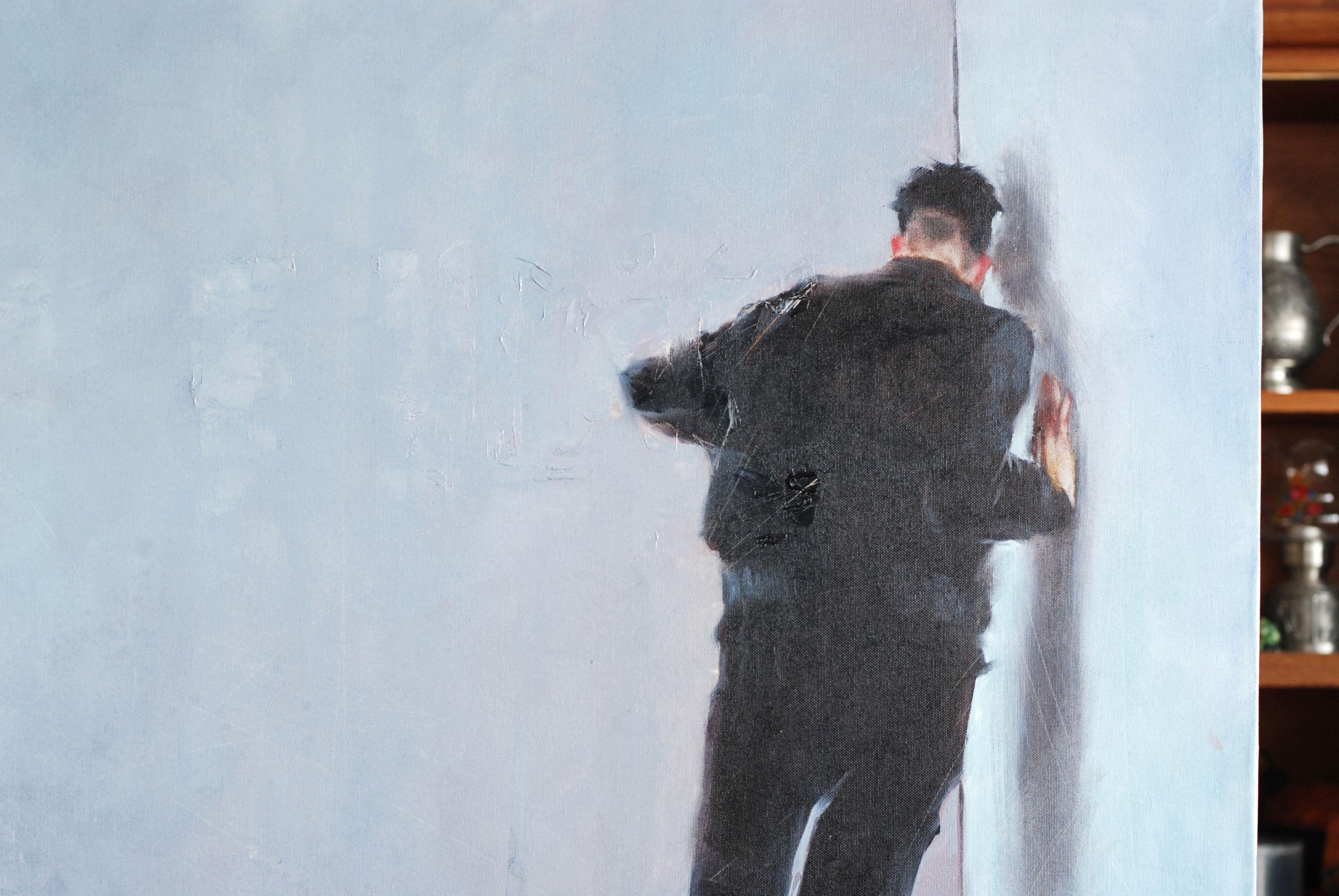 A destra attraverso..., Pittura, Olio su tela - Painting Contemporaneo di Igor Shulman