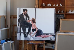Staff meeting. Start., Painting, Oil on Canvas