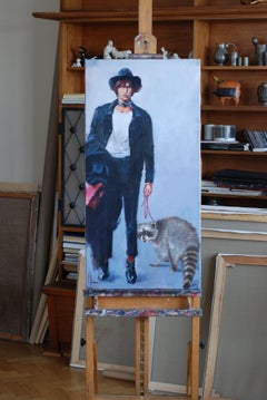 Style icon., Painting, Oil on Canvas