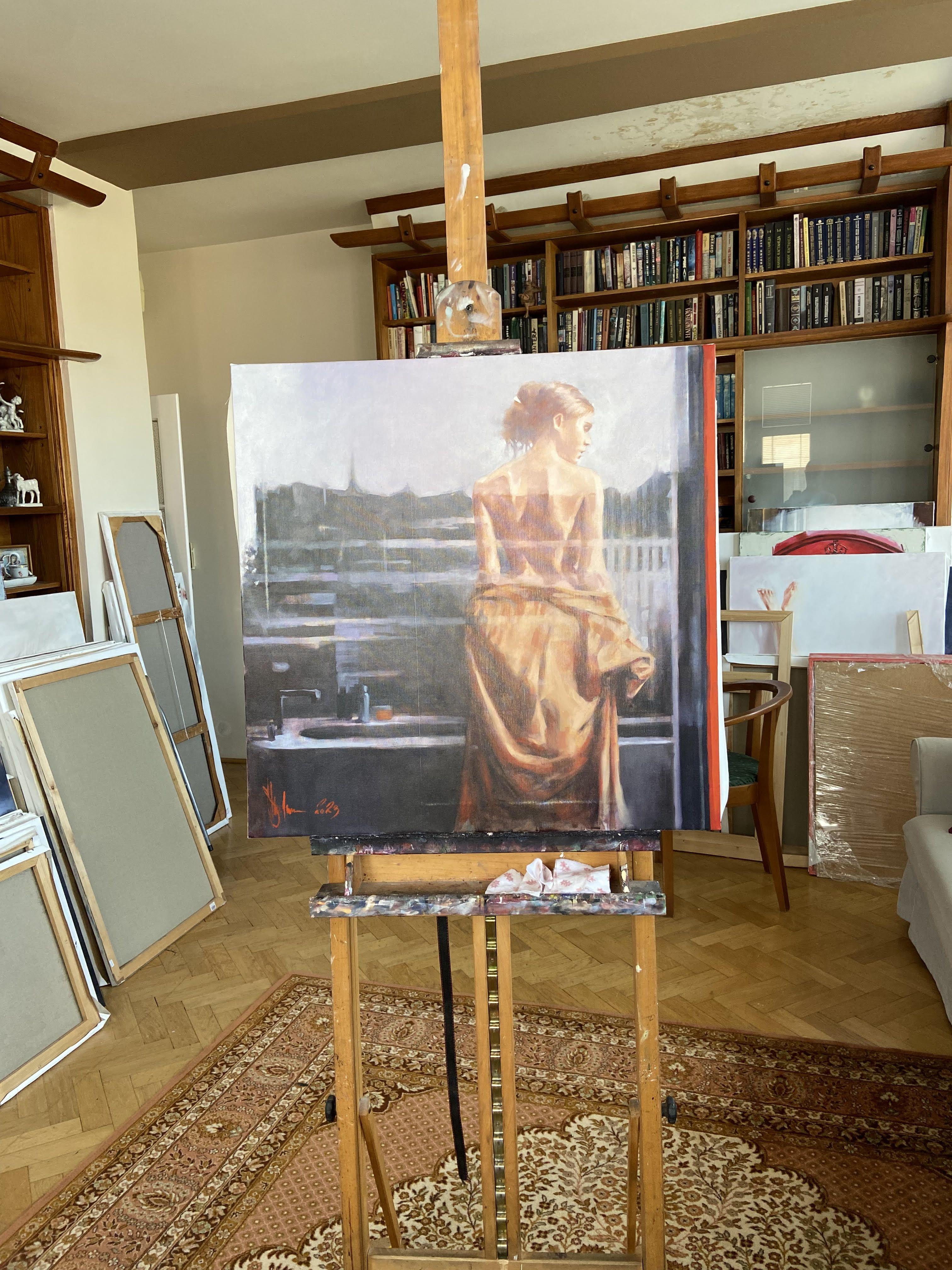 The project is progressing, and based on the positive feedback and engagement received, it seems to have generated significant interest among the audience. As a result, I am delighted to share another painting from this ongoing project with you.   