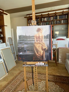 The Dreams of a Voyeur ?7, Gemälde, Öl auf Leinwand