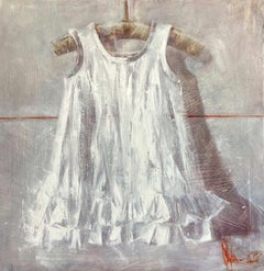 Delgada línea roja 3., Pintura, Óleo sobre lienzo