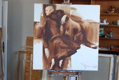 Together to the end., Painting, Oil on Canvas