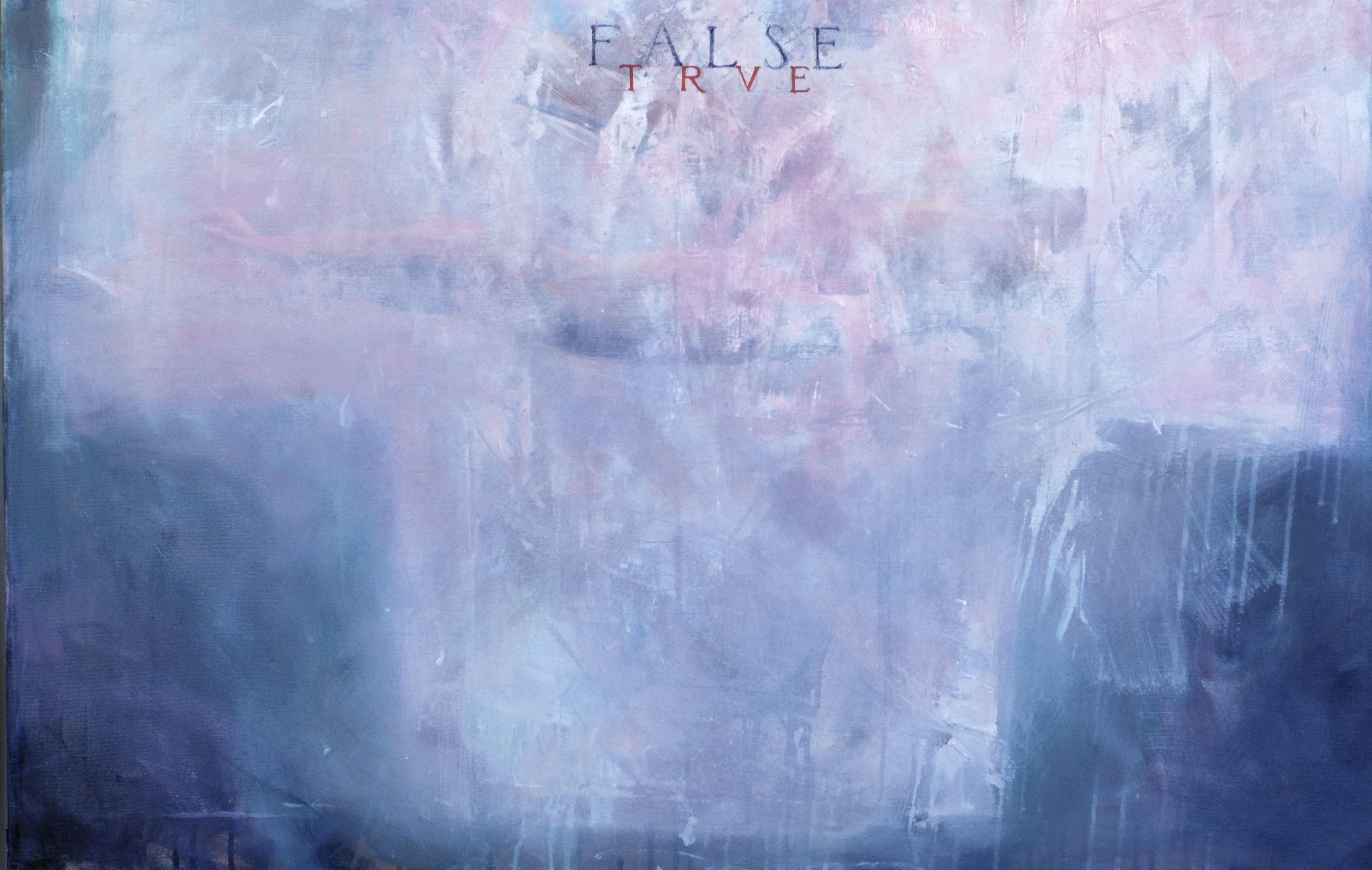 True. False., Painting, Oil on Canvas For Sale 1