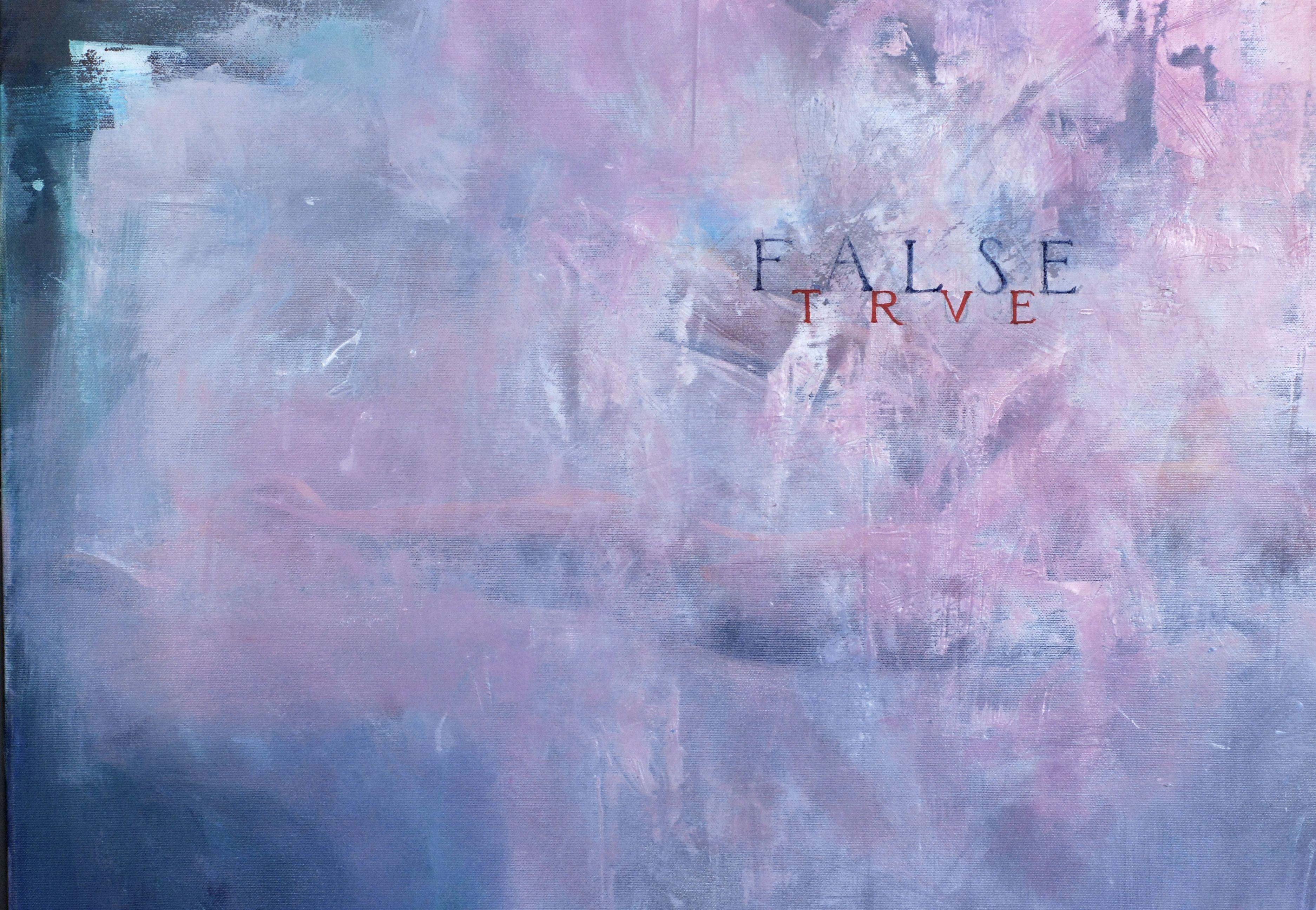 True. False., Painting, Oil on Canvas For Sale 2