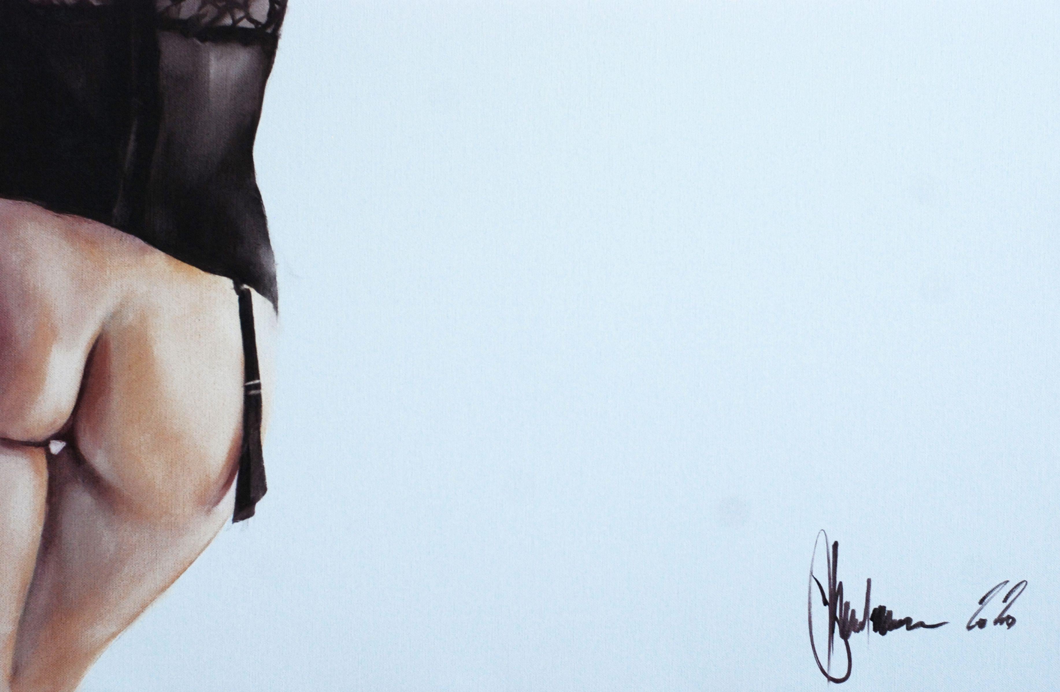 Unexpected developments., Painting, Oil on Canvas For Sale 2