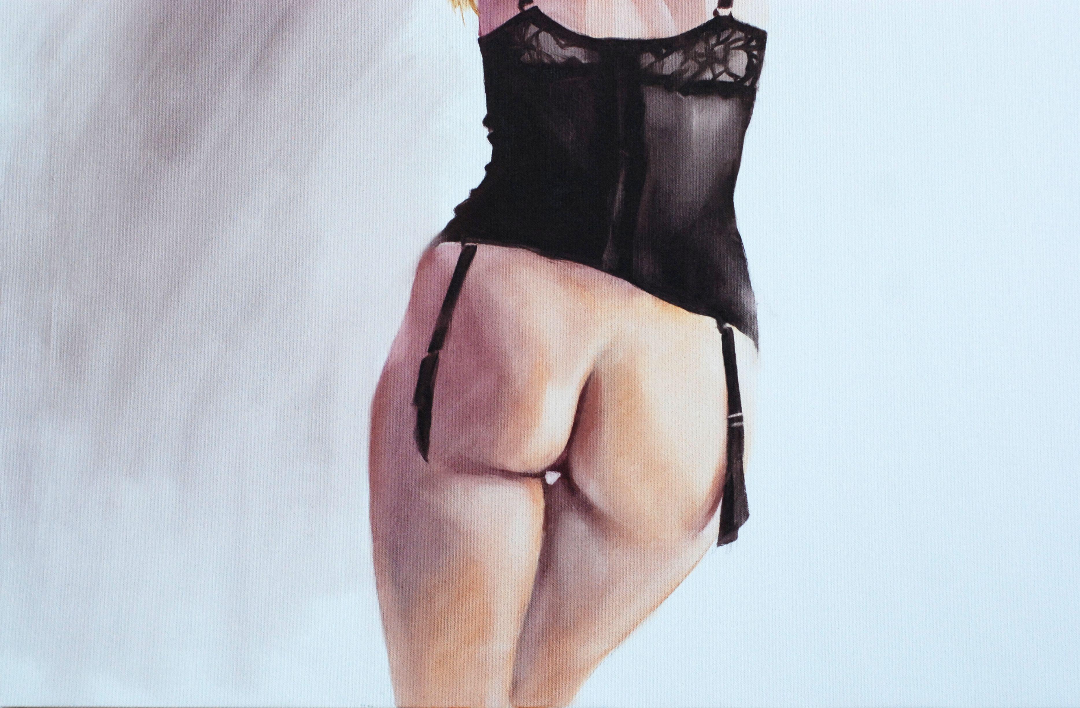 Unexpected developments., Painting, Oil on Canvas For Sale 3