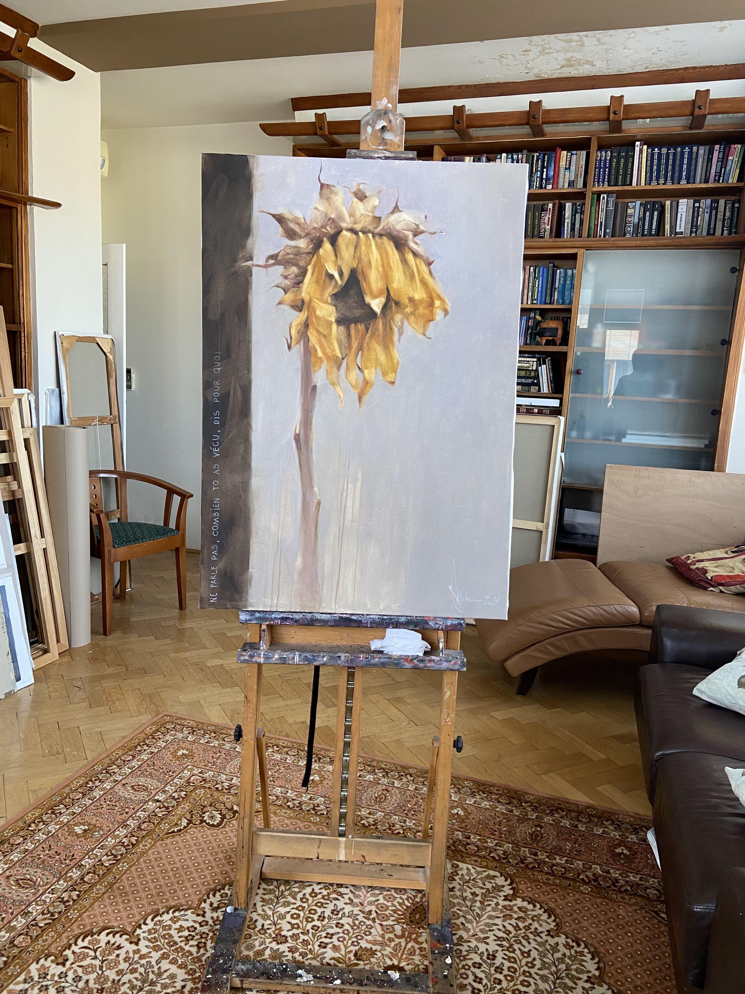 You don't say..., Painting, Oil on Canvas For Sale 1