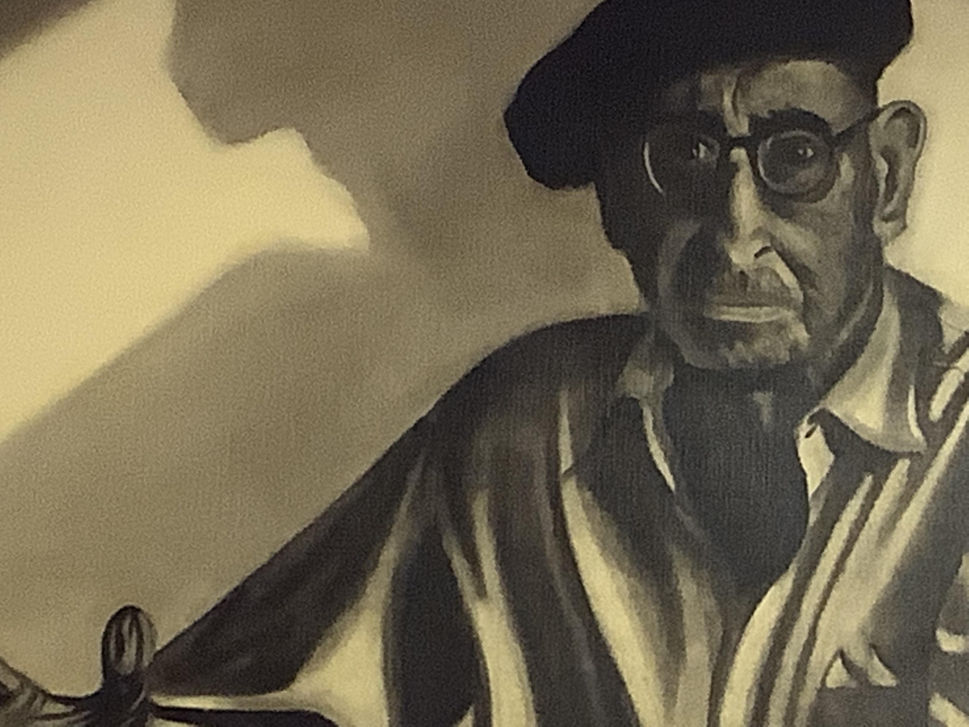 Peinture à l'huile d'Igor Stravinsky par Peter Long Bon état - En vente à London, Lambeth