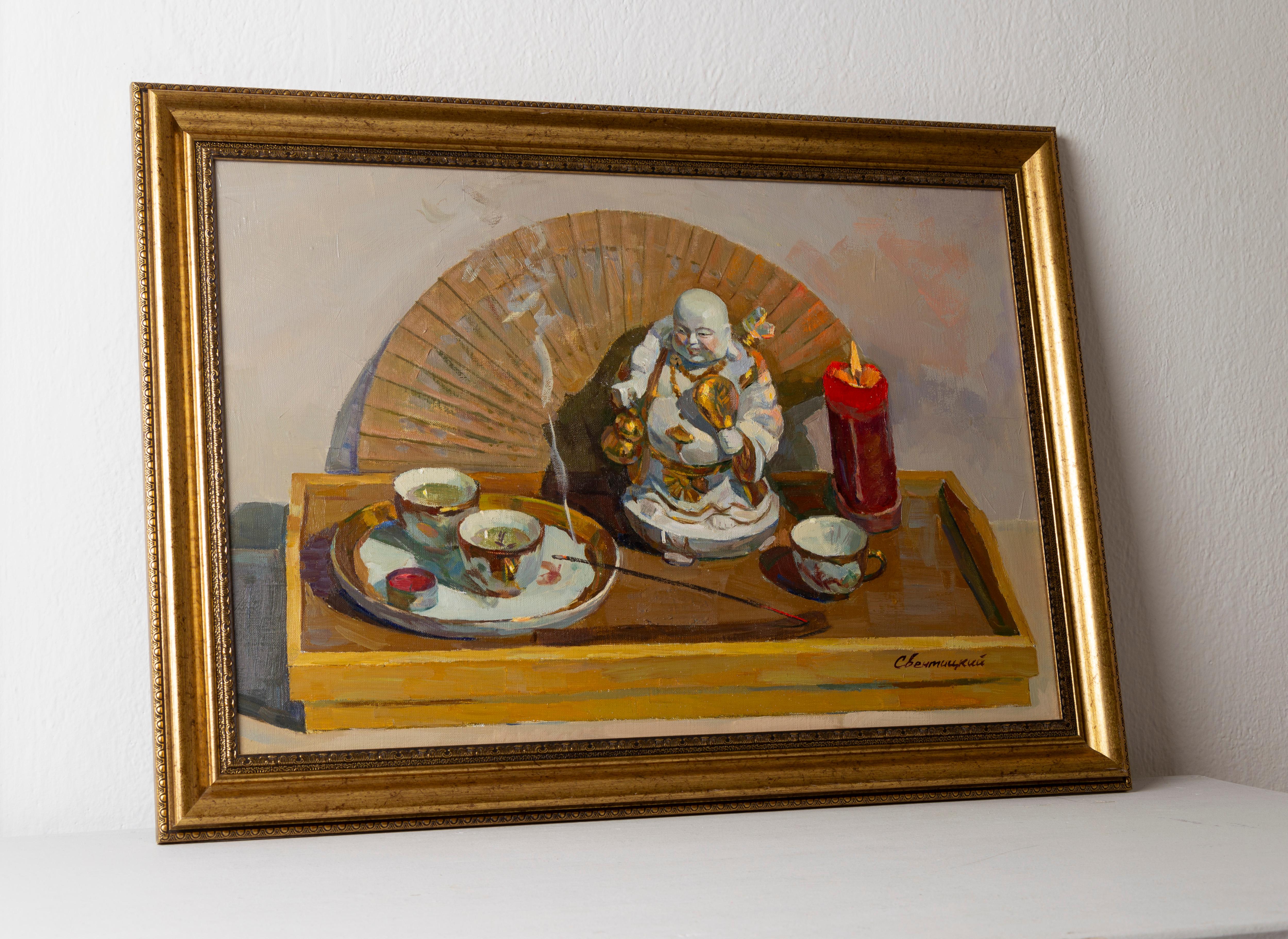 Té verde - Painting de Igor Sventitski