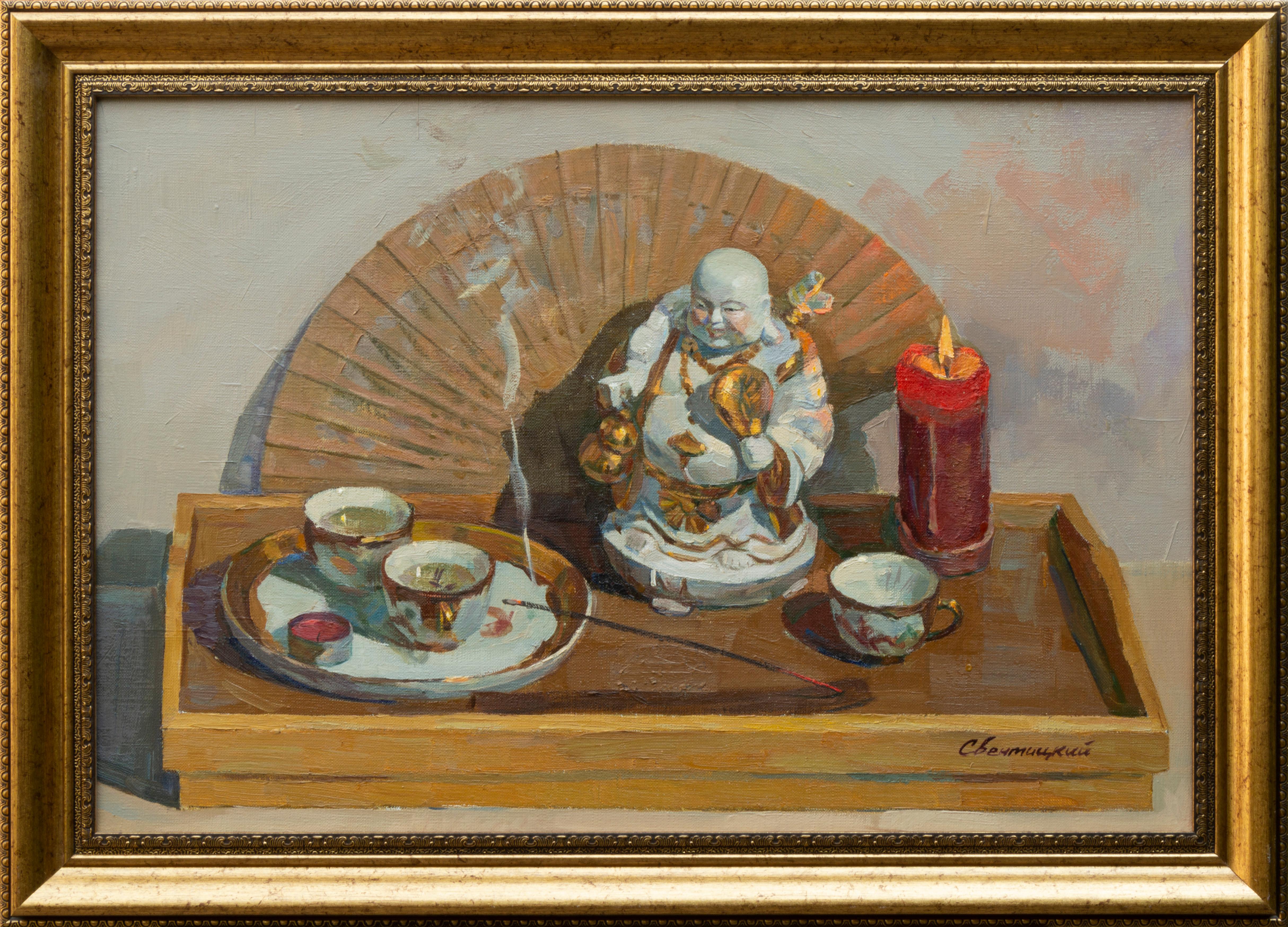 Still-Life Painting de Igor Sventitski - Té verde