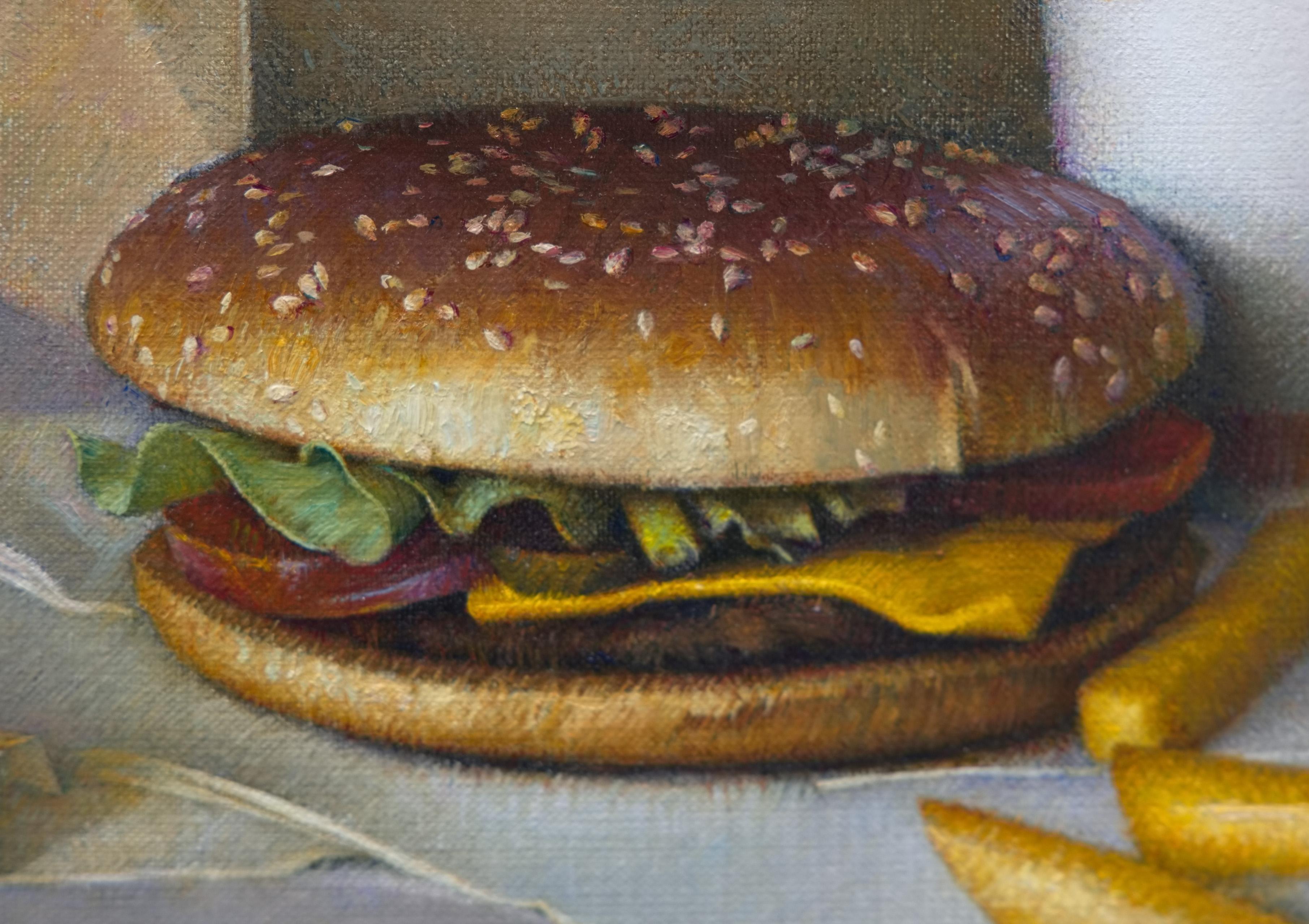 Whopper - Realist Painting by Igor Sventitski