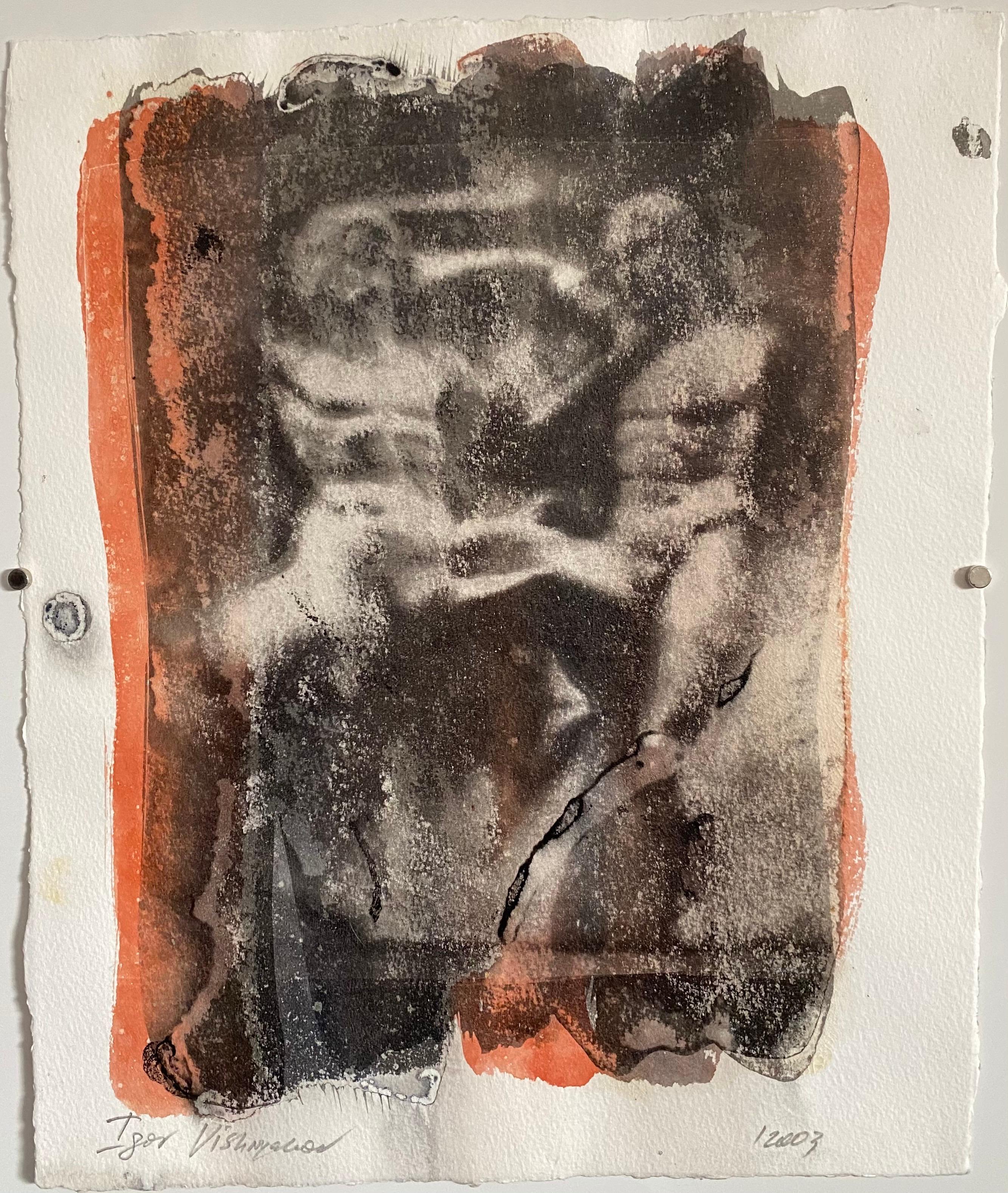 Photographie post-soviétique russe Avant Garde Mixed Media Gum Arabic Photo Painting en vente 1