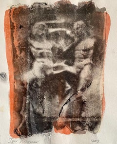 Fotografía Avant Garde Rusa Postsoviética Técnica Mixta Foto Pintura Goma Árabe